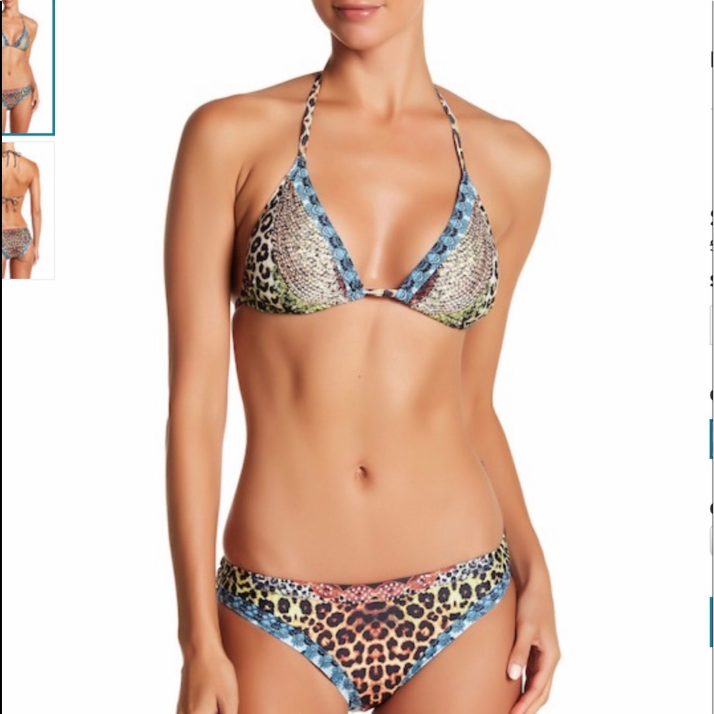 NWT La Moda 2pc Embellished Bikini Set